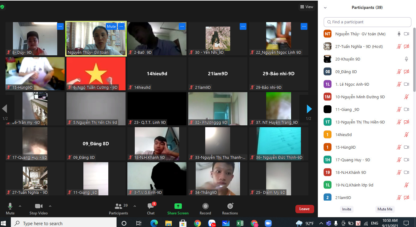 Trường THCS Cao Viên tiếp tục thực hiện công tác phòng dịch Covid 19