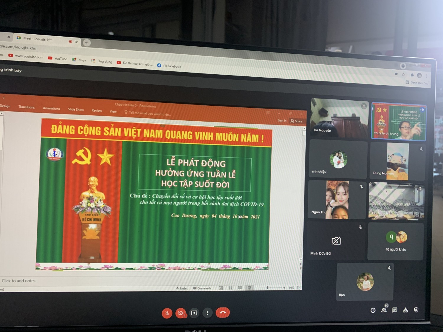 LỄ PHÁT ĐỘNG HỌC TẬP SUỐT ĐỜI